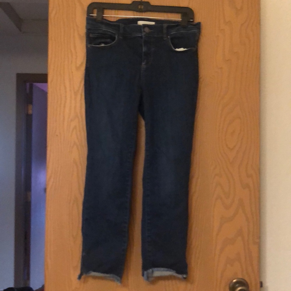 Loft Frayed Skinny Jeans - Super Comfortable!